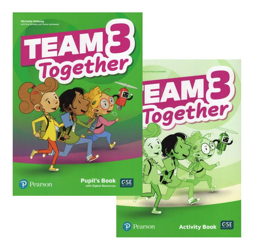 Libro: Team Together 3 Pupils Book + Activity Book / Pearson