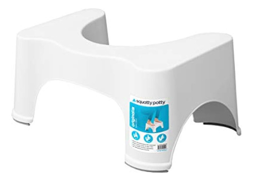 Squatty Potty El Taburete Para Inodoros Original, Blanco, 9