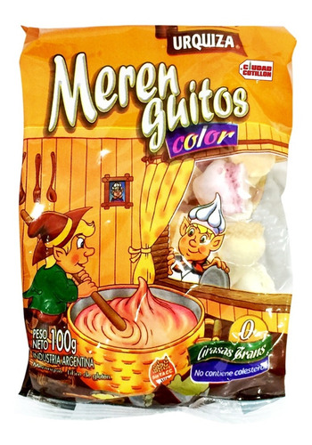Merenguitos Colores Urquiza 100 Grs - Ciudad Cotillón