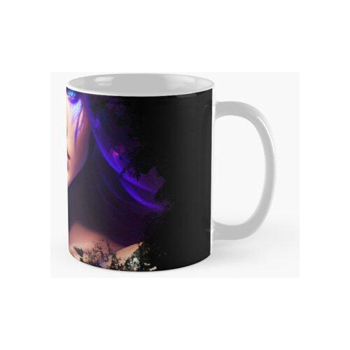 Taza Fantasía Mujer Arte Digital Ai Para Impresión Digital C