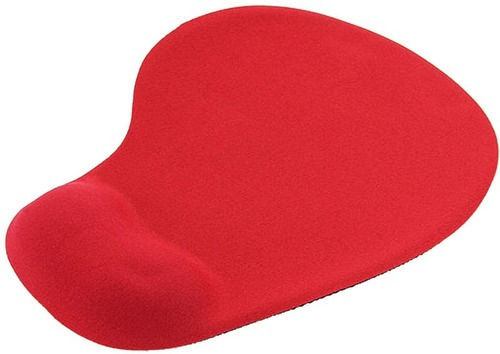 Tapete Mouse Pad Con Almohadilla De Gel Color Rojo