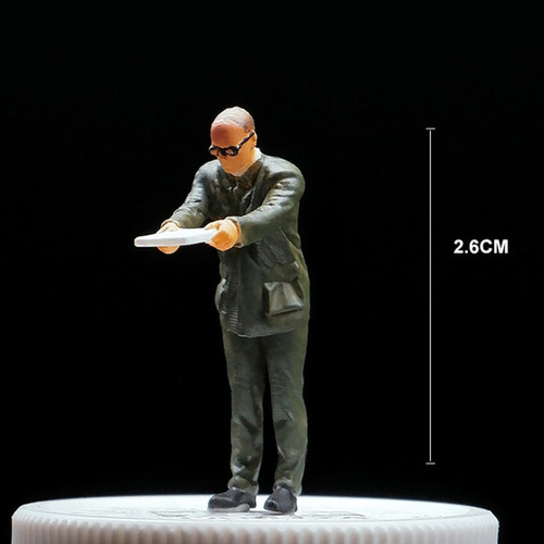 2 Figuras En Miniatura 1:64 Escena En Miniatura Para