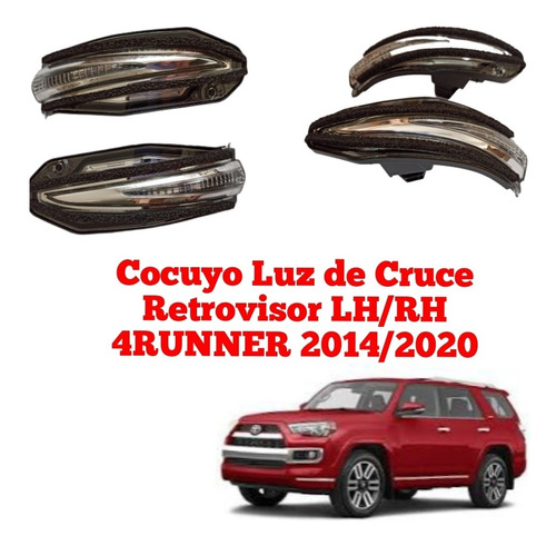 Cocuyo Luz De Cruce Retrovisor 4runner 2014 2016 2018 2020