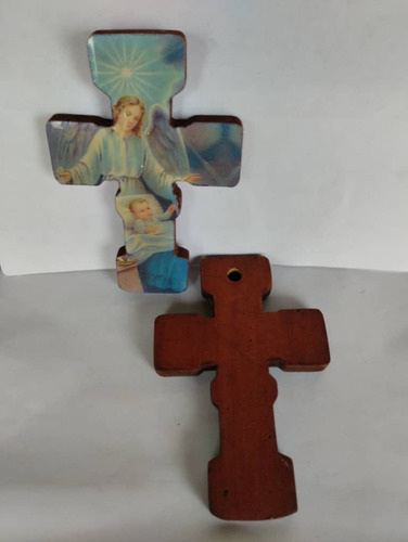 Cruz De Santos Madera, Jesús Misericordia, Ángel De La Guard