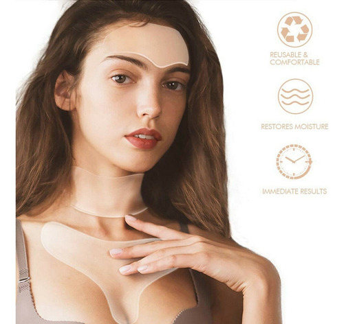 11 Pegatinas De Silicona Para Eliminar Arrugas, Cara, Frente