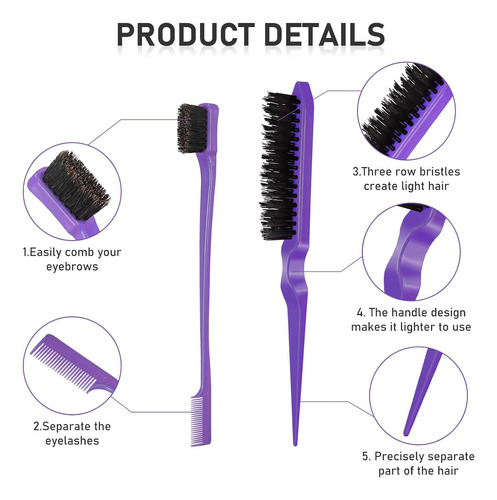 Juego De 14 Cepillos Para Cabello Rizado, Juego De Peines Para Peinar El Cabello