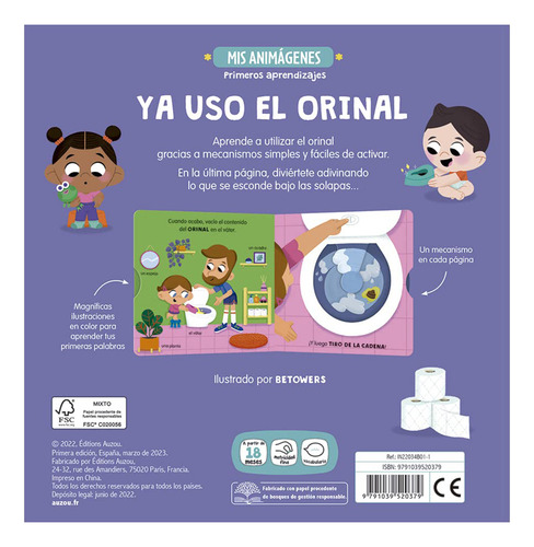 Libro Mis Animagenes - Ya Uso La Pelela Auzou