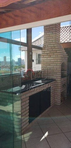 Cobertura Com 2 Dormitórios À Venda, 154 M² Por R$ 445.000,00 - Vila Pires - Santo André/sp - Co5392