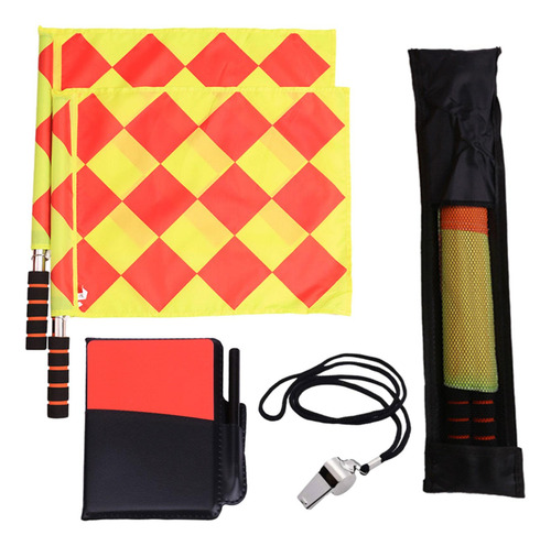 Kit De Bandeiras De Árbitro De Futebol Conjunto De