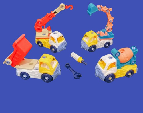 Coleccion Carros Armables Construccion Camion Tractor Carrit