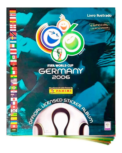 Álbum Vazio Copa Do Mundo 2006 Zeradinho Oficial Panini