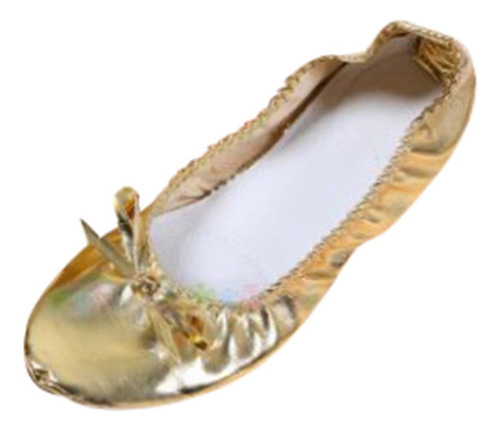 Zapatillas De Ballet De Material Cuero Para Mujer De Baile A