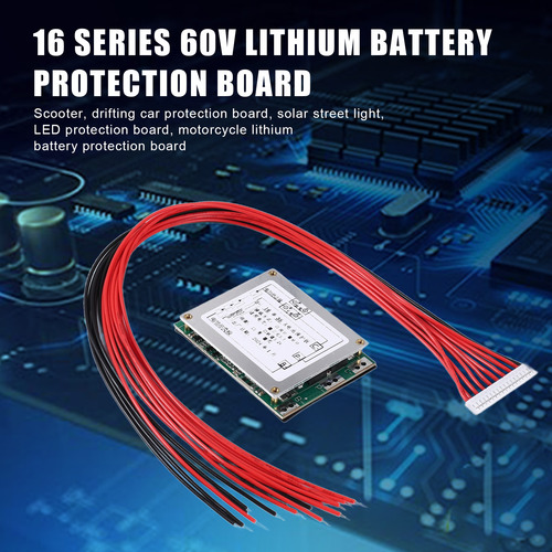 Placa De Protección 16s 60v 35a Batería Li-ion Litio 18650 B