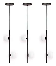 Comprar Kit 3 Lustres Luminária Pendente Jabuticaba Para Quarto Sala