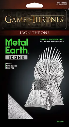 Iron Throne Game of Thrones Metal Earth Premium Series