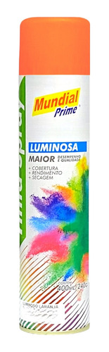 Tinta Spray Laranja Luminoso Uso Geral 400ml - Unidade