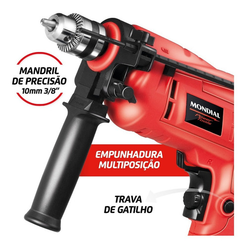 Atornillador eléctrico Mondial NFFI-07, 600 W, 10 mm, con accesorio de