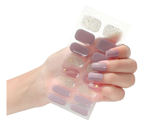 (bsg112) Pegatinas De Esmalte De Uñas De Gel Curado Con Dise