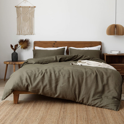 Xz Xifa Juego De Cama Tamaño Queen Con Funda Nórdica 100% Li