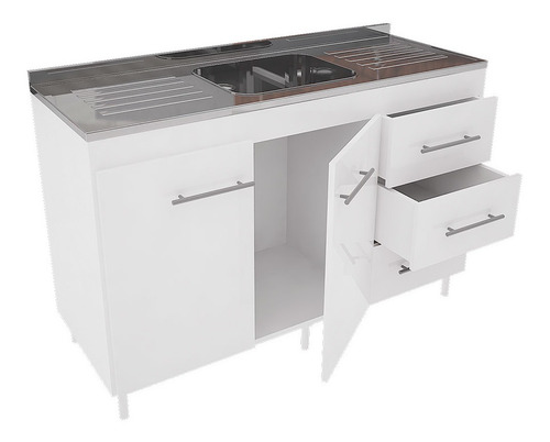 Bajo Mesada Obba 2 Puertas Blanco 3028