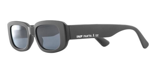 Anteojos Sol Infinit New York Negro Mate Lente Gris Medium