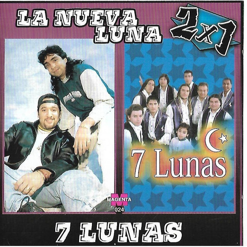 La Nueva Luna Y 7 Lunas Album 2 X 1 Sello Magenta Nuevo Cd