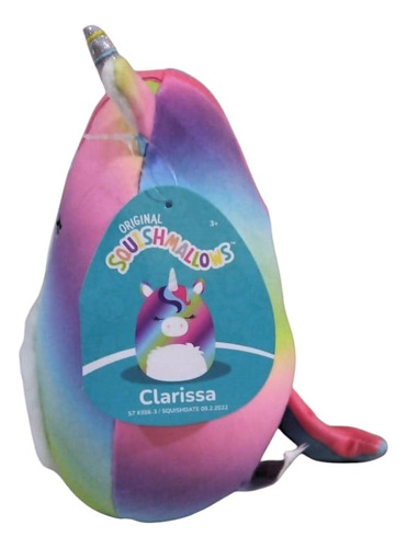 Peluche Squishmallow Unicornio Multicolor 22cm