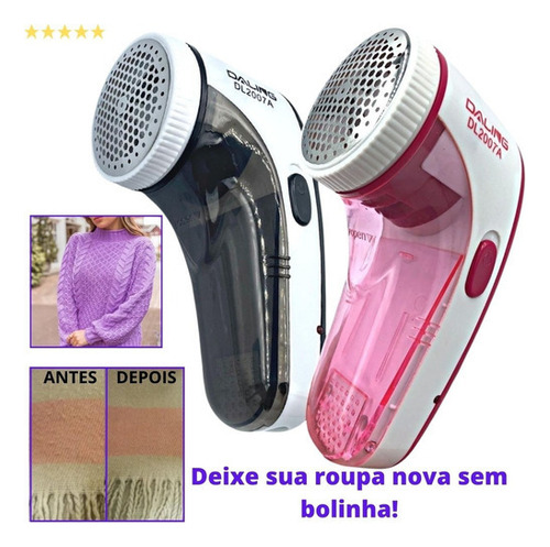 Papa Bolinha Removedor Tira Pelos Fiapos Roupas Elétrico