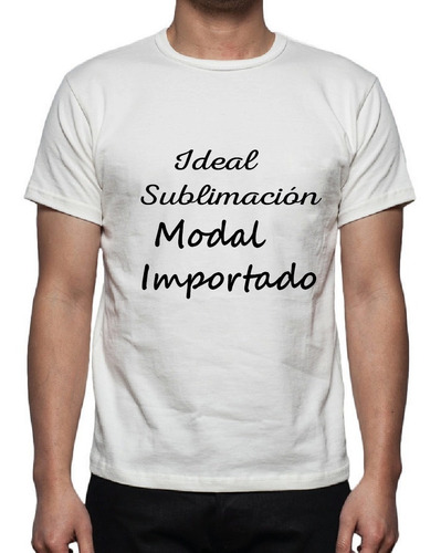 Remeras Hombre  Sublimación  Modal Premium Fabrica