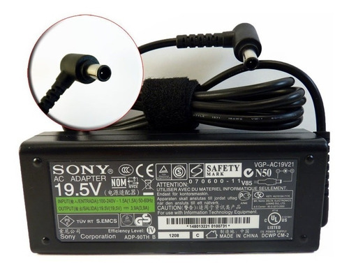Cargador Sony 19.5v 3.9a Pcga Ac19 V39 V19 V20 V34