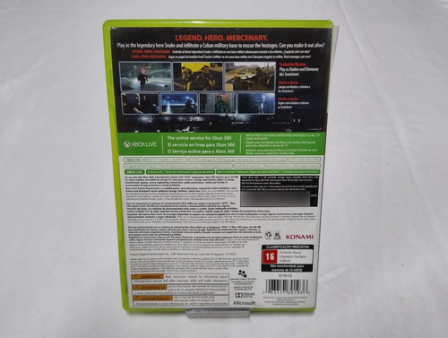Metal Gear Solid V 5 - Xbox 360 - Cib (é Necessário Ter Hd) (Usado)