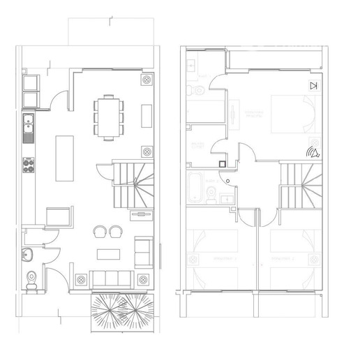 Townhouse 3d+3b+2 Estacionamiento. Patio