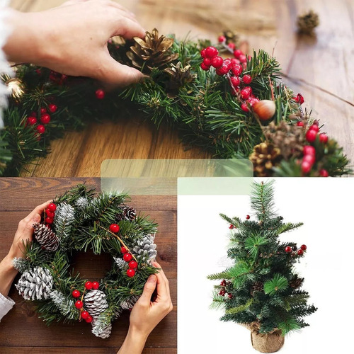 Adornos Navideños Con Ramas Artificiales Artificiales, 60 Un