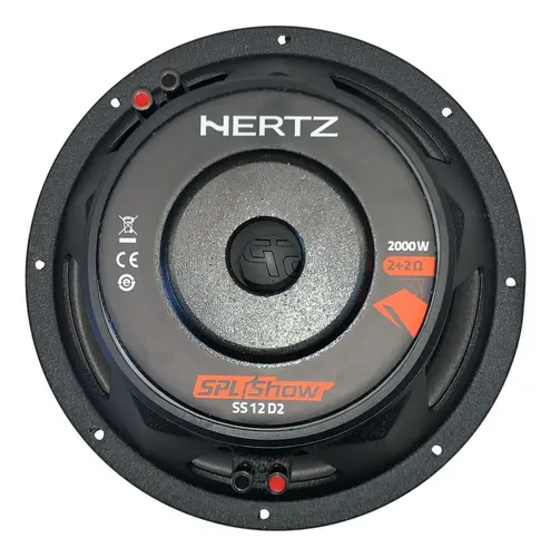 Alto falante Subwoofer 12pol 1000wrms 2+2 Ohms Hertz Spl Show Ss12