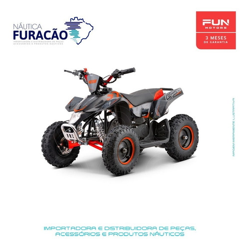 Imagem 1 de 11 de Mini Quadriciclo Atv Fun Motors Ligeirinho 49