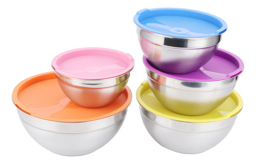 Cuenco De Almacenamiento De Alimentos, 5 Unidades/juego, Mez