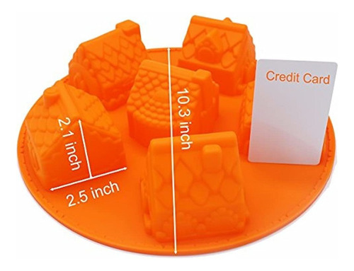 Xhaibei 3d Mini Casas Molde De Pastel De Jabon S De