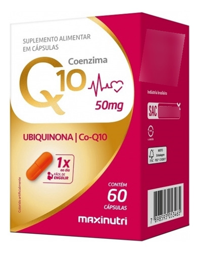 Coenzima Q10 Gold - 50mg (60caps) - Padrão: Único Sem Sabor
