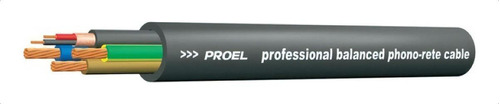Cable Proel Hpc501 Voltaje 3 X1,5 Mm + Señal Audio