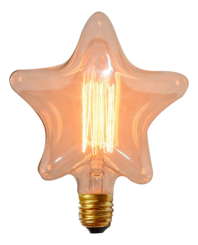 Lámpara Incandescente E27 Con Forma De Estrella De Filamento