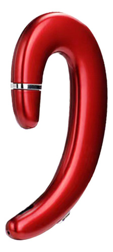 Auricular Bluetooth 5.0 Micrófono Incorporado Ganchos Rojo