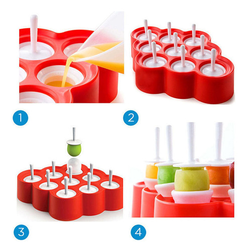 Molde Para Paletas Heladas Moldes Para Paletas Molde Par