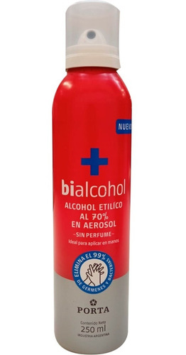 Alcohol Aerosol Bioalcohol Porta 70 250ml 01almacen