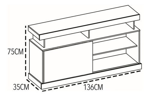 Imagen 3 de 3 de Rack Mesa Tv Smart Mueble Lcd Led Con Ruedas Max 55 Pulgadas