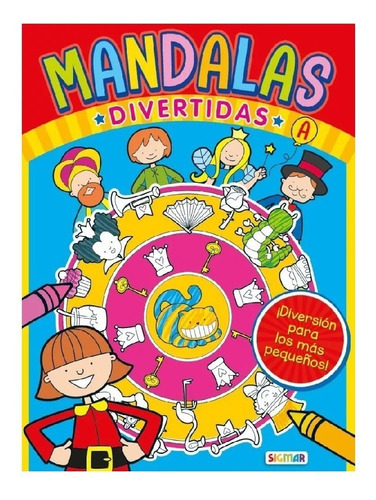 Libro Mandalas Divertidas Infantil Para Colorear Sigmar C