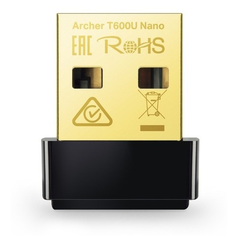 Imagem 2 de 5 de Adaptador Archer T2u Nano Usb Wi-fi Wireless Ac600 Tp-link