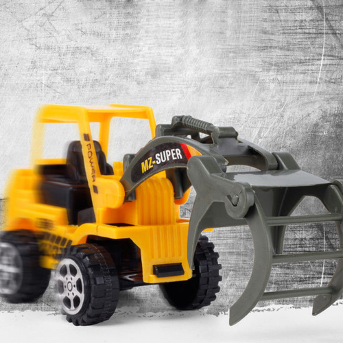 Excavadora Inercial De Juguete, Modelo De Coche De Ingenierí