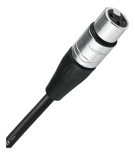5 Cabo Para Microfone Xlr/p10 5 Metros Roxtone Samurai Top