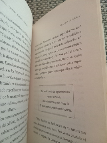 ¡llamo A La Policía! Irvin D. Yalom - Robert Berger (Usado)