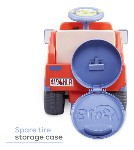 Bluey Coche Carrito Montable De 6 V Con Sonidos / H